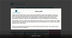 Desktop Screenshot of creditfoncier.eu